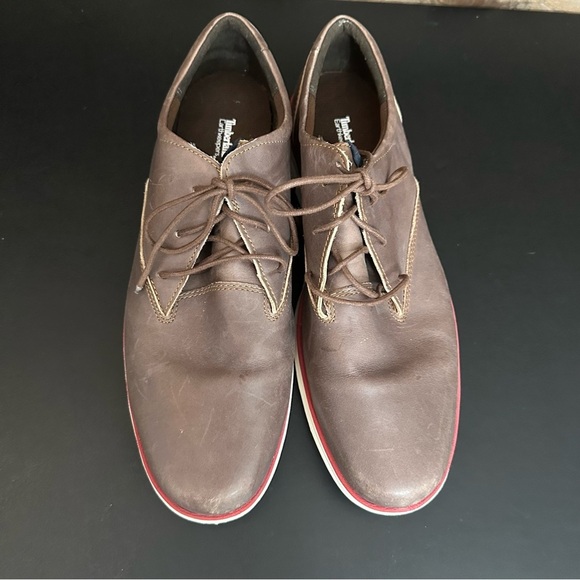 Timberland Bradstreet Brown Plain Toe Casual Lace Up Oxfords Men's US Size 11 - Picture 7 of 11